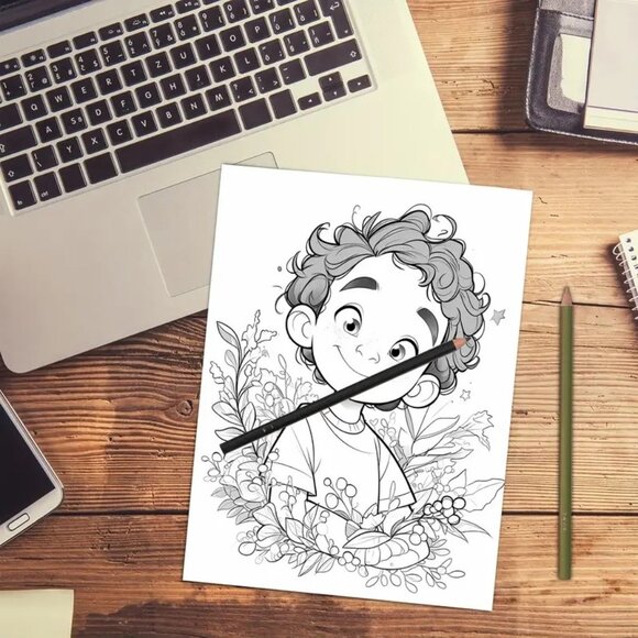 Black Explorer Coloring Book (SKU #0410) - Picture 2 of 5